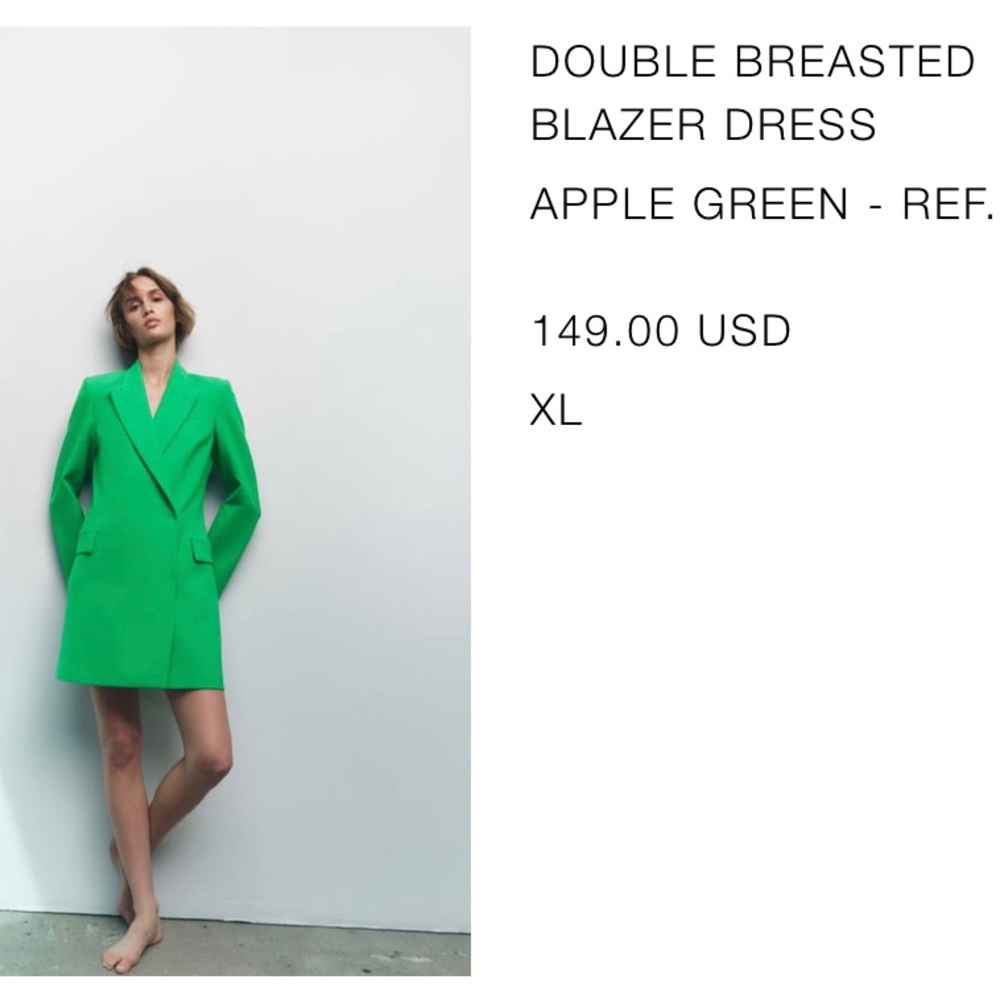 Double breasted jacket. Very cute!